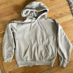 H&M Hoodie Hooded Sweatshirt Relaxed Fit Comfy Collection Tan Beige Men S